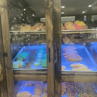 a variety of baked goods