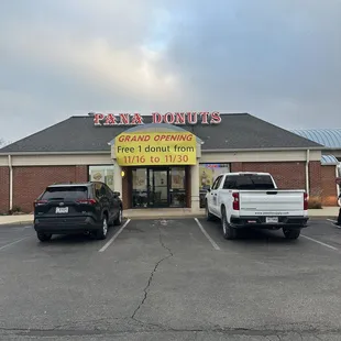 Storefront and a drive thru