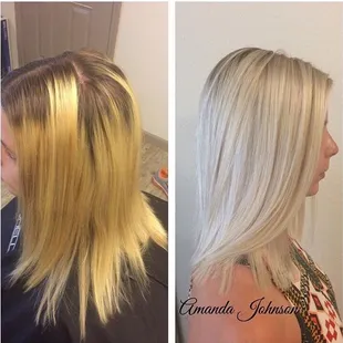 Color and haircut by Amanda Liner (Johnson)