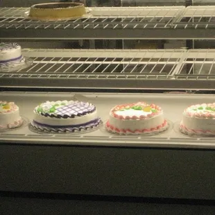 some birthday cakes