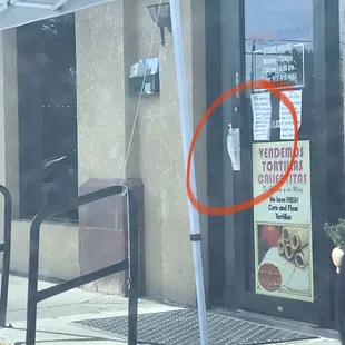 Hand sanitizer on the door!!! I love it!