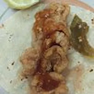 Burrito de chicharron