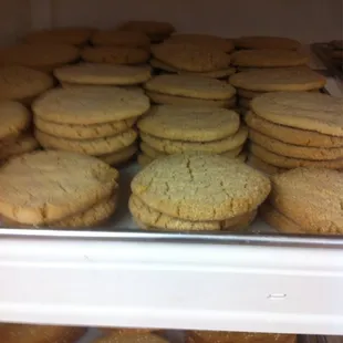 cookies in a refrigerator