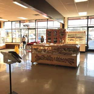 Inside the bakery
