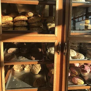 a variety of baked goods