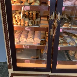 a variety of baked goods