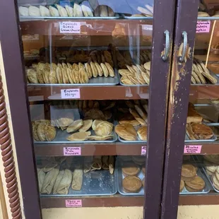 a variety of baked goods