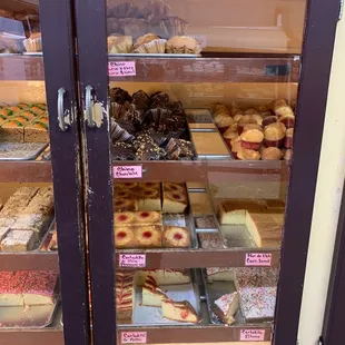 a variety of baked goods