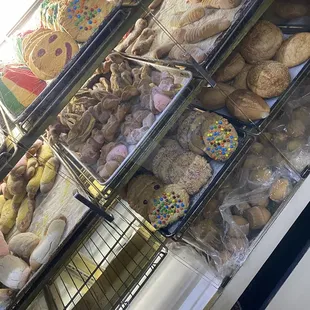 a variety of baked goods