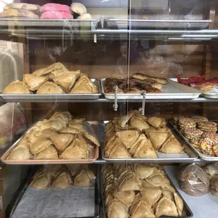 a variety of baked goods