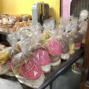 a variety of baked goods