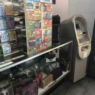 ATM inside but they also accept card transactions.