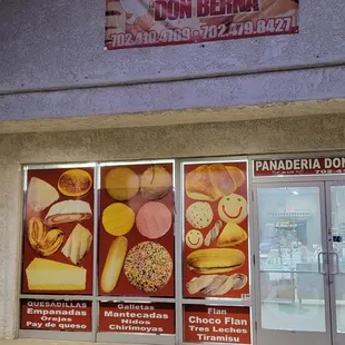 the outside of the building