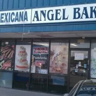 the front of an angel bakery