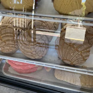 a variety of baked goods