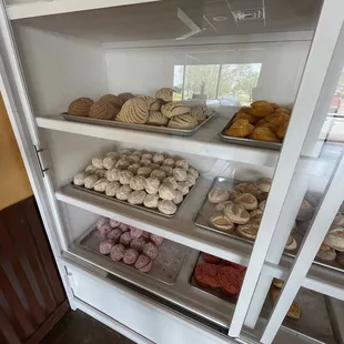 a variety of baked goods