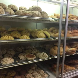 a variety of baked goods