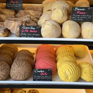 a variety of baked goods