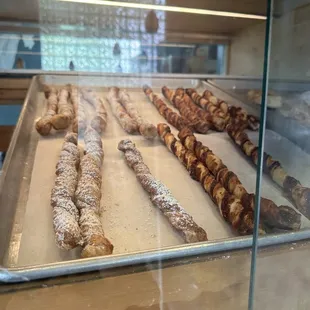 a variety of pastries