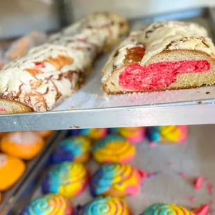 a variety of pastries