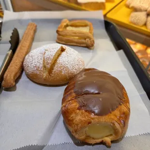 a variety of pastries