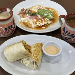 Huevos Rancheros Breakfast Burrito