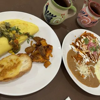 Poblano Omelette