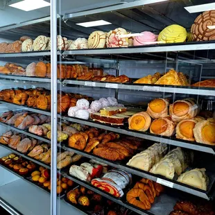 a variety of baked goods