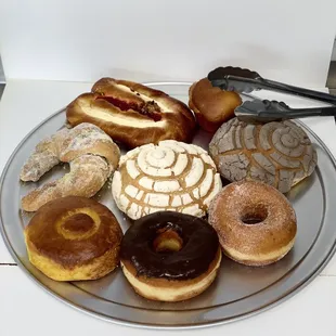 a variety of donuts