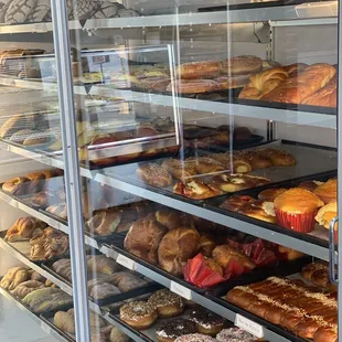 a variety of baked goods