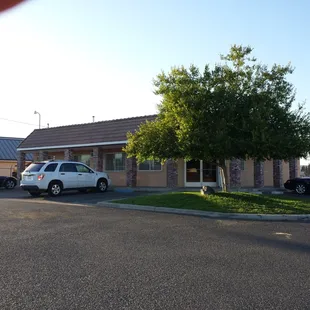 This is the front view of la cabaña bakery.