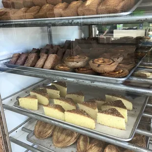a variety of baked goods