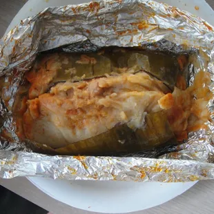 yummy chicken tamales roughly $2