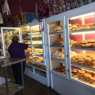 interior, bagels