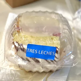 Strawberry filled Tres Leches...so good!