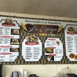 Food menu