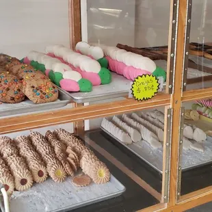 a variety of pastries