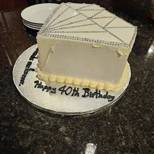 a birthday cake