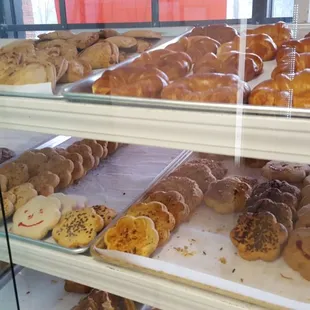 a variety of baked goods