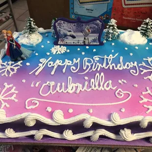 Frozen Birthday cake