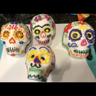 day of the dead candy skulls. Calaveras de azucar
