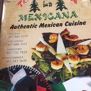 Menu Cover