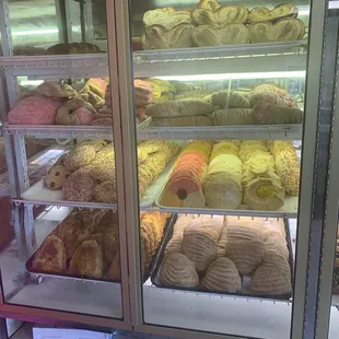 a variety of baked goods