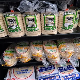 Sopes and Huaraches sold here