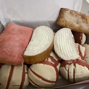 a variety of pastries