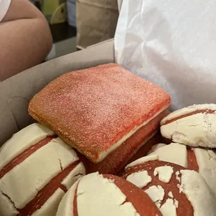 a variety of pastries