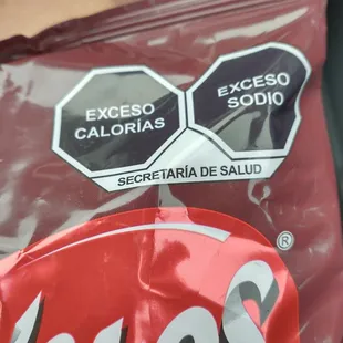 Excessive calories and salt