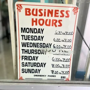Business Hours