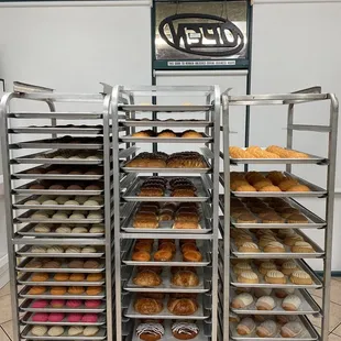 racks of baked goods