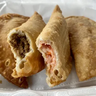 Fried empanadas.